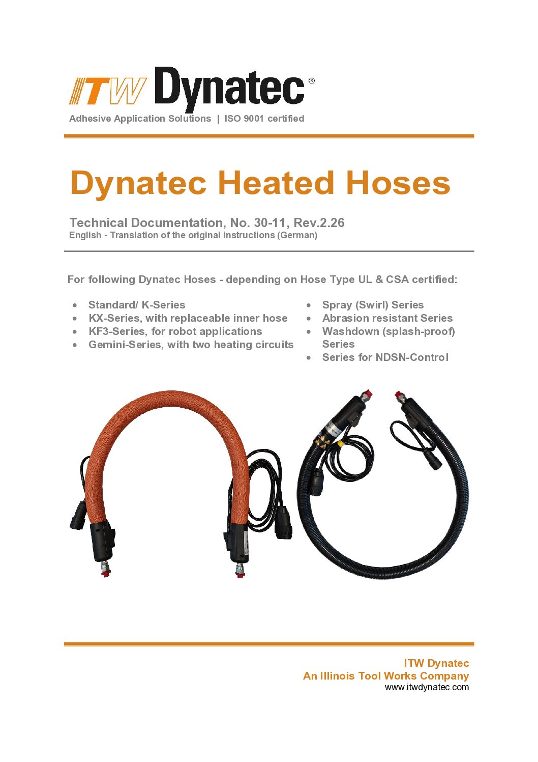 Dynatec Hoses_UL&CSA_#30-11_Rev.2.26_en